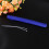 Rubber Care Chain Posted Rear Fork Protector With Stickers Blue 4