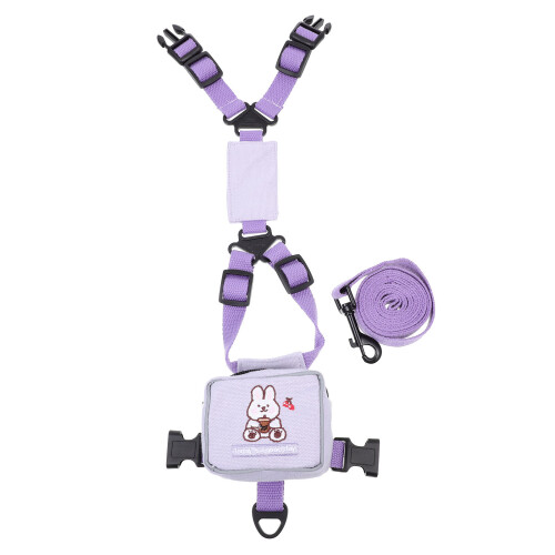 Pet Backpack Leash Cat Harness Outdoor Decorative Harness And Leash