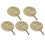5Pcs Woven Grass Fan Natural Handicraft 1