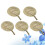 5Pcs Woven Grass Fan Natural Handicraft 5