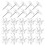 100Pcs Clear Whiteboard Tacks Push Pins For Bulletin Maps 1