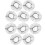 100 Pcs Disposable Nylon Mesh Hair Nets For Home Use 2