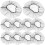 100 Pcs Disposable Nylon Mesh Hair Nets For Home Use 1