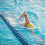 One Pair Adjustable Swim Paddles Pool Diving Gloves 9