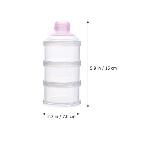 3Pcs Milk Powder Storage Boxes Sealed Leakproof Freshness Keeper 1