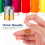 2Pcs Thimble Rings For Hand Sewing Fingertip Protection Stitching Tool 6