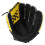 1Pc Baseball Glove Practical Softball Glove Durable Yellow Black 1