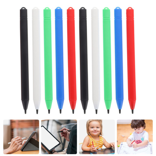 10Pcs Replacement Stylus Pen With Lanyard Hole For LCD Devices 2