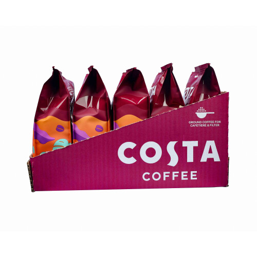Costa Coffee Costa Amazonian Ground for Cafetiere & Filter, 5 x 200g 2