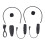 Drahtloses Mikrofon-Headset-System 2.4G Tragbares 1