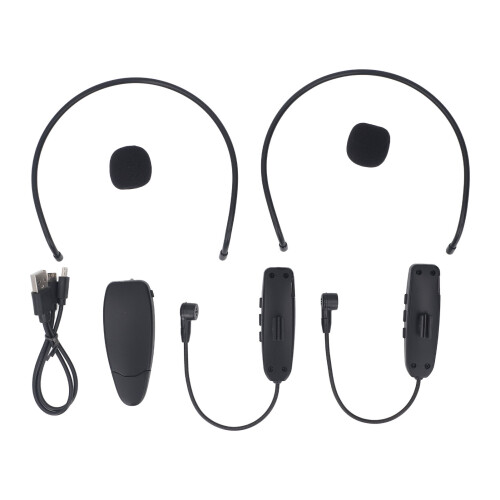 Drahtloses Mikrofon-Headset-System 2.4G Tragbares