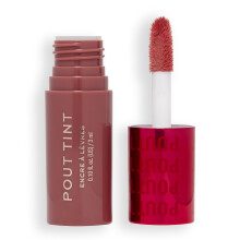 Makeup Revolution Pout Tint Lip Gloss Frmula leve e edificvel para manchar o acabamento Nude Dreams 0,1 Fl.Oz.