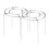 2 stuks rvs taartrooster 12,7 cm 6