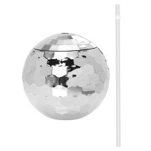 1 Set Disco Kugel Becher Flash Cocktailbecher Bar Glitzer Partytasse