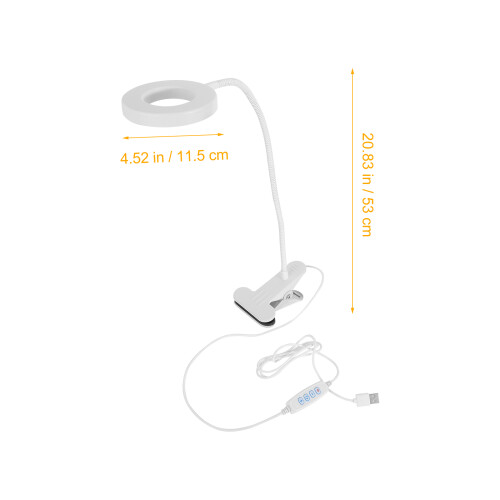 48-LED leselampe mit ring-clip, usb-betrieben 1