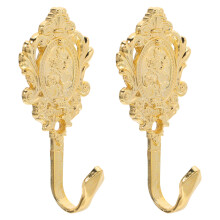 2Stk Gardinenhalter Aus Zinklegierung Gold Vintage Stil Mit Rosen