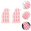 1 set, 2 silikon eiswürfelform pinguin, schokoladenform pink 3