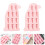 1 set, 2 silikon eiswürfelform pinguin, schokoladenform pink 4