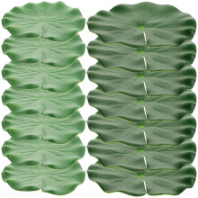 100Pcs Green Eva Artificial Lotus-Leaves Pond and Aquarium Decor
