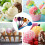 6 flache -löffel quadratisch eiscreme 9