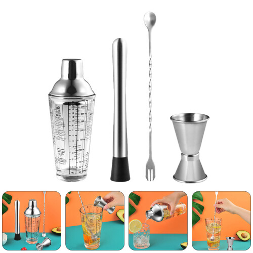 4-teiliger Cocktailshaker Set, Farben 2