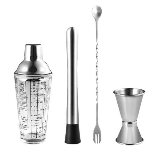 4-teiliger Cocktailshaker Set, Farben