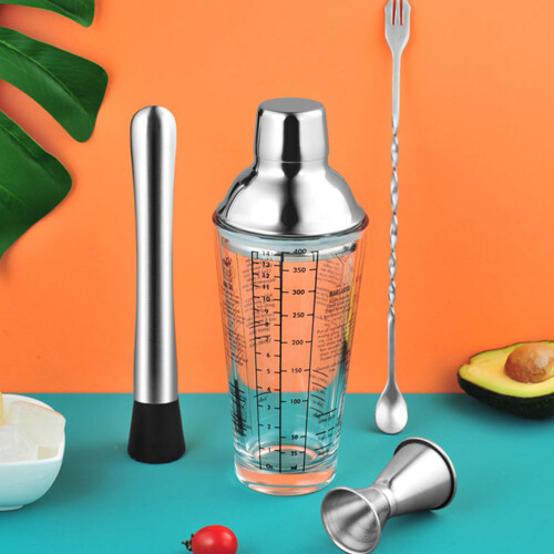 4-teiliger Cocktailshaker Set, Farben 1