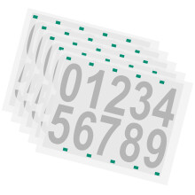 5 bogen vinyl -aufkleber für briefkasten, fenster, mülleimer