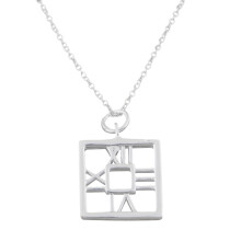 Mlins Necklaces For Women Stainless Steel Pendants Smooth Finish Miss