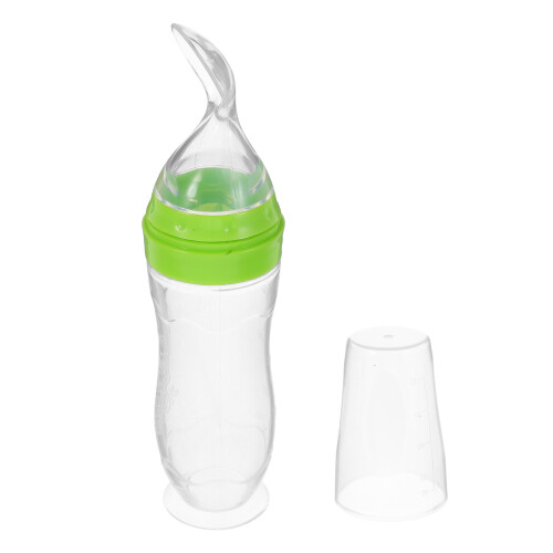120Ml Baby Saugtyp Reispaste Milchflasche Sicherer Feeder Grün