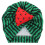 Bonnet Bébé Vert Décoratif Polyester Et 10