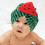 Bonnet Bébé Vert Décoratif Polyester Et 6