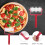 1 pizzateig-roller mit lochstecher für , rot 6