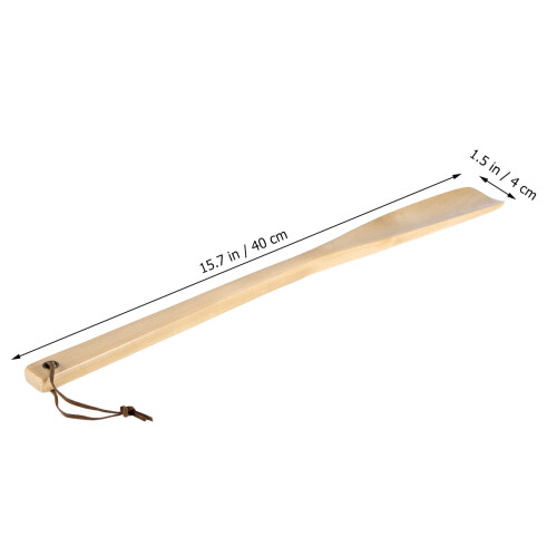 de madera 40 cm con mango largo para adultos 1