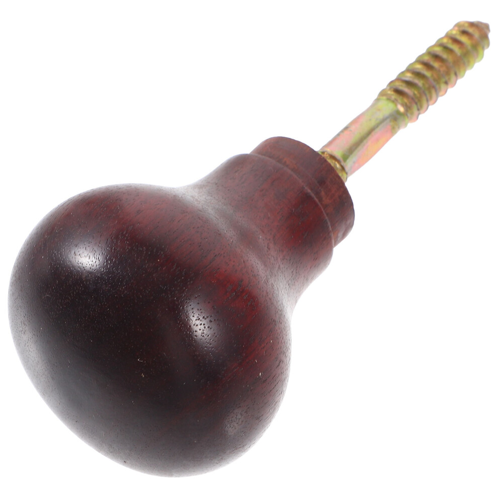 Inoomp Ergonomic Wood Cane Knob Polished Handheld Walking Stick Accessory