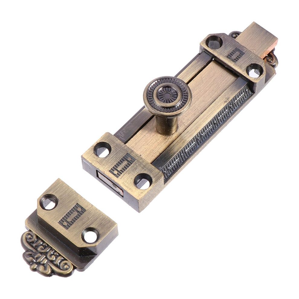 Retro Vintage European Alloy Slide Door Bolt Barrel Latch Lock 3321439633865