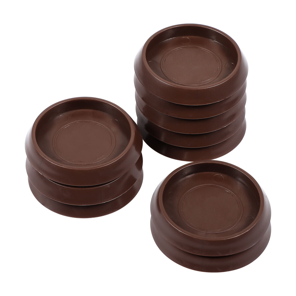 10Pcs Furniture Stopper Chair Caster Cups Nonslip Floor Protectors 3321439639157