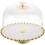 One Set Ceramic Cake Display Stand And Serving Tray 6