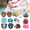 13Pcs Tennis Schläger Niedlichen Tier Form 11