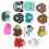 13Pcs Tennis Schläger Niedlichen Tier Form 7