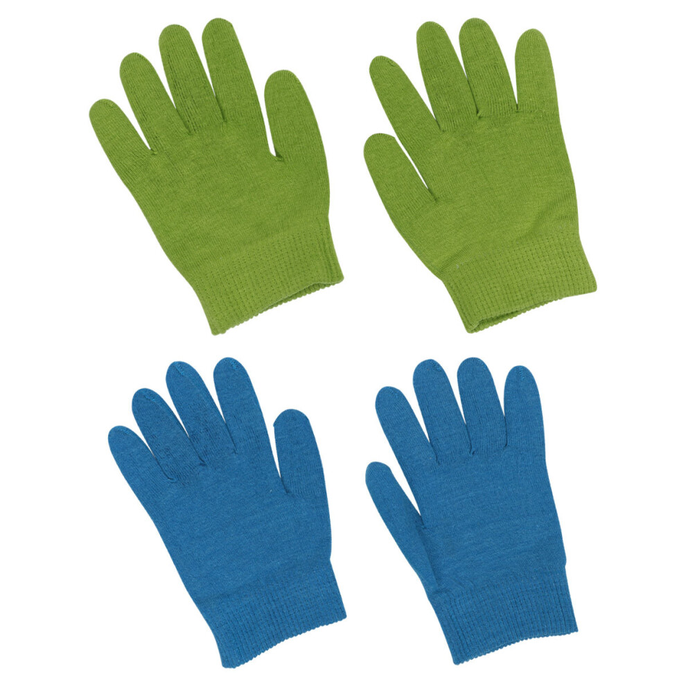 Inoomp 2 Pairs Of Gel Moisturizing Gloves Hand Care Gloves Elastic Gloves