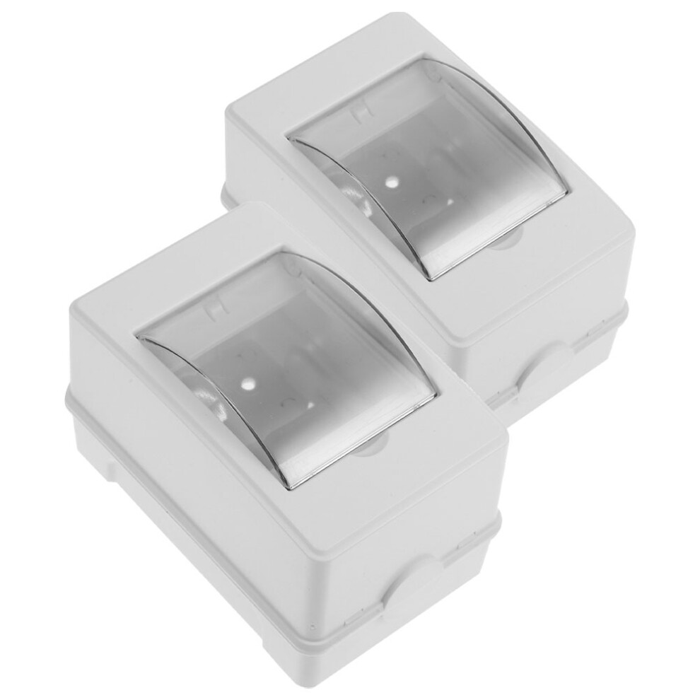 2Pcs Ip65 Waterproof Transparent Distribution Box 2 3 Way For Charging Pile 3321765991660
