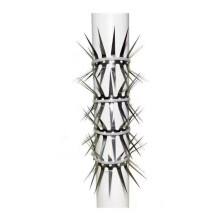 Stainless Steel Spike Bird Spikes Heavy Duty Fence Spikes 2 m Silver Pigeons Raccoons Snakes Deterrent Outdoor Defender