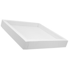 Arborister Saucer Drip Tray For Indoor Plants - 20x20cm White Square