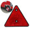 Truck Triangle Reflector Red Safety Warning Sign Board 8