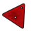 Truck Triangle Reflector Red Safety Warning Sign Board 3