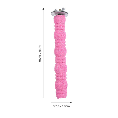 Parrot Perch Stand Natural Wood Bird Grinding Stick 2