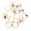 12Pcs Silicone Earring Backs Stopper Jewelry Accessories 4