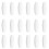 50Pcs Plastic Breakaway Clasp Bead Barrel Connectors For Lanyards 6