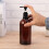 2Pcs 500Ml Refillable Brown Screw Pump Bottles For Essential Oil 6